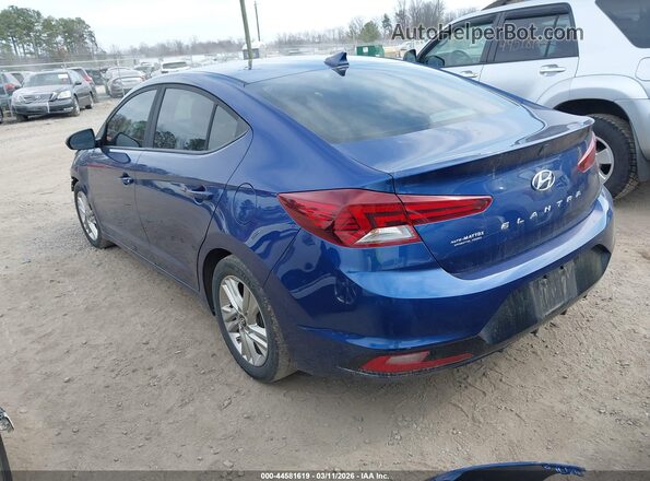 5NPD84LF8KH416823 2019 HYUNDAI ELANTRA Blue Tył lewy