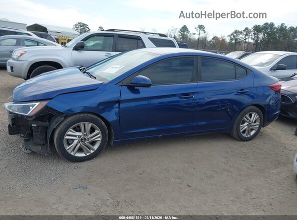 5NPD84LF8KH416823 2019 HYUNDAI ELANTRA Blue Widok wnętrza 360 stopni