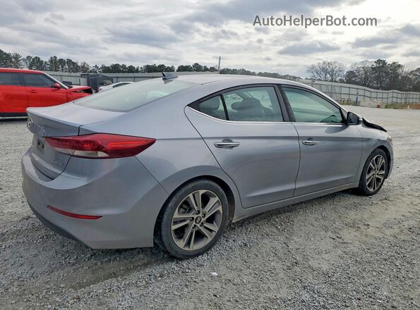5NPD84LF9HH006296 2017 HYUNDAI ELANTRA Silver Rear right