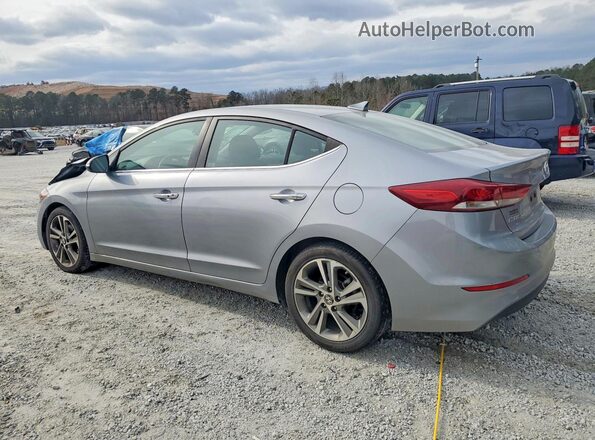 5NPD84LF9HH006296 2017 HYUNDAI ELANTRA Silver Rear left