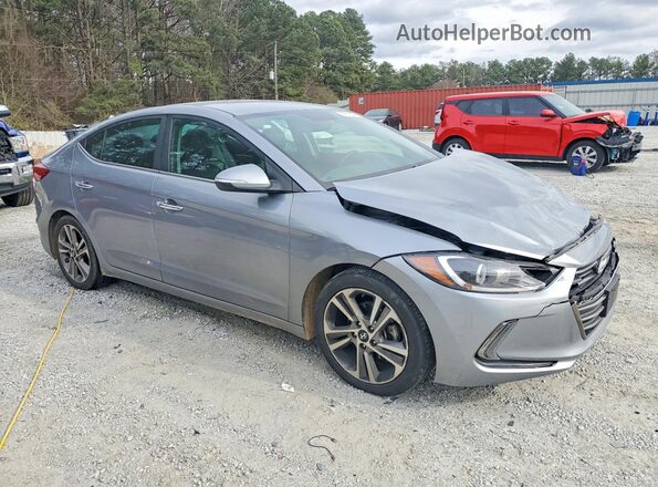 5NPD84LF9HH006296 2017 HYUNDAI ELANTRA Silver Front right
