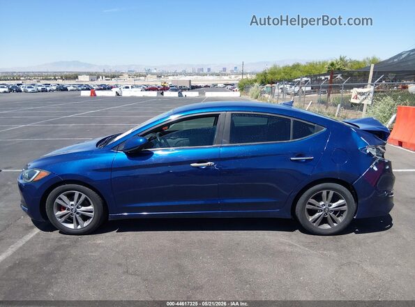 5NPD84LF9HH043669 2017 HYUNDAI ELANTRA Blue 