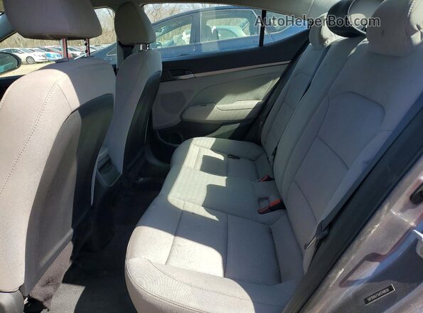 5NPD84LF9JH248656 2018 HYUNDAI ELANTRA Gray Vista de los asientos traseros