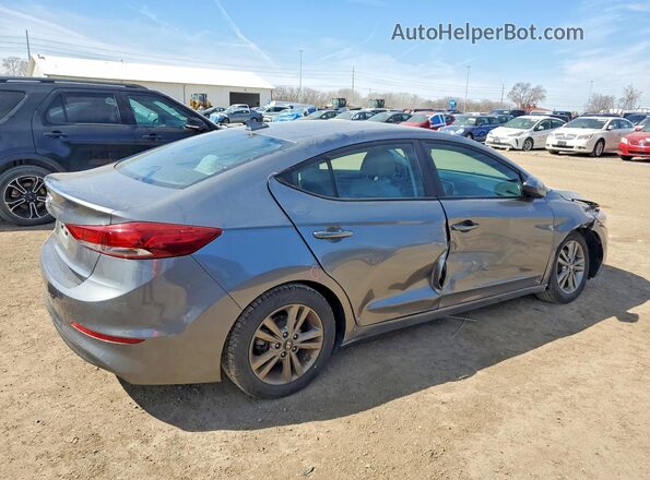 5NPD84LF9JH248656 2018 HYUNDAI ELANTRA Gray Trasero derecho