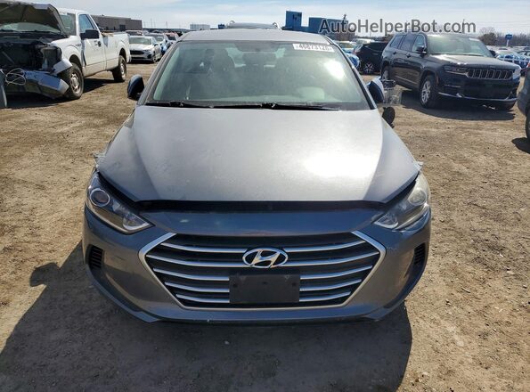 5NPD84LF9JH248656 2018 HYUNDAI ELANTRA Gray Vista frontal