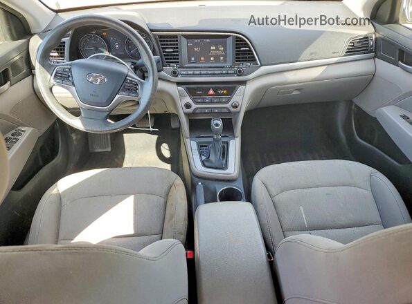 5NPD84LF9JH248656 2018 HYUNDAI ELANTRA Gray Vista del salpicadero