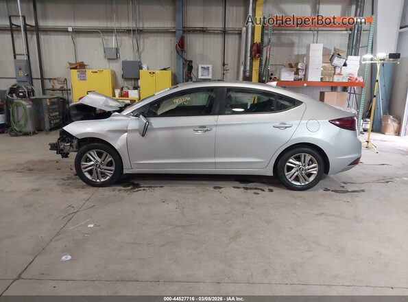 5NPD84LF9KH431041 2019 HYUNDAI ELANTRA Серый Вид задней части салона