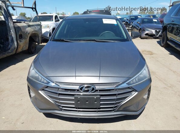 5NPD84LF9KH444503 2019 HYUNDAI ELANTRA Gray Widok wnętrza z tyłu