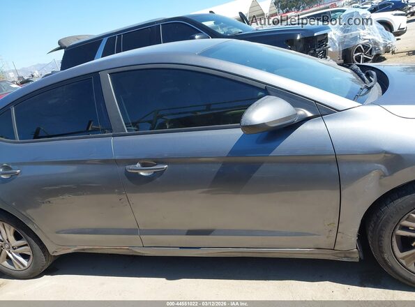 5NPD84LF9KH444503 2019 HYUNDAI ELANTRA Gray Widok wnętrza 360 stopni