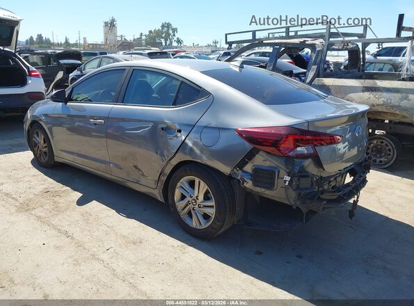 5NPD84LF9KH444503 2019 HYUNDAI ELANTRA Gray Tył lewy