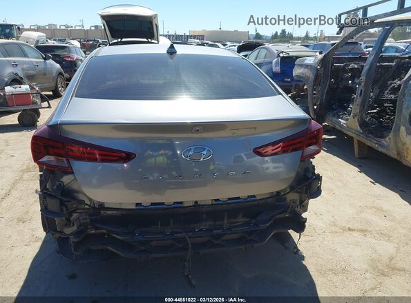5NPD84LF9KH444503 2019 HYUNDAI ELANTRA Gray 