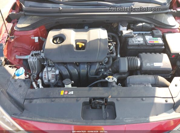 5NPD84LF9KH470194 2019 HYUNDAI ELANTRA Red უკანა ხედი