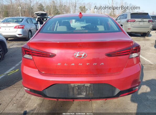 5NPD84LF9KH470194 2019 HYUNDAI ELANTRA Red 