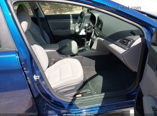 5NPD84LFXJH369714 2018 HYUNDAI ELANTRA Blue Սալոնի դիմացի տեսք