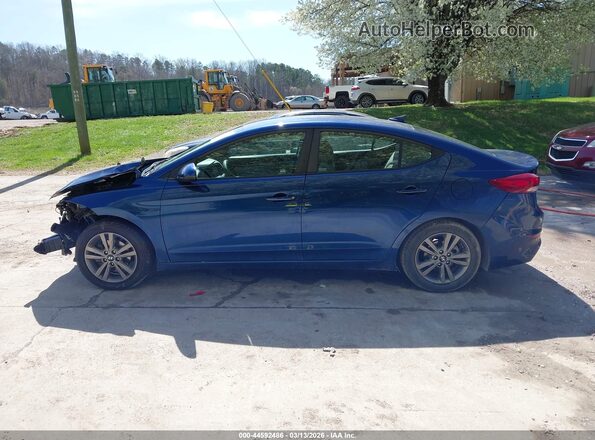 5NPD84LFXJH369714 2018 HYUNDAI ELANTRA Blue Սալոնի 360 աստիճան տեսք
