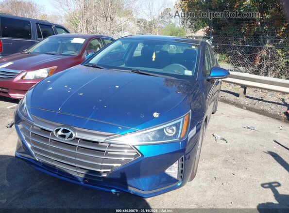 5NPD84LFXLH573139 2020 HYUNDAI ELANTRA Blue Սալոնի հետևի տեսք