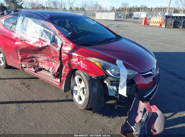 5NPDH4AE0GH729866 2016 HYUNDAI ELANTRA Red Vista frontal