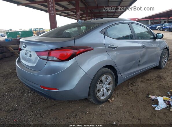 5NPDH4AE1GH702269 2016 HYUNDAI ELANTRA Silver Trasero derecho