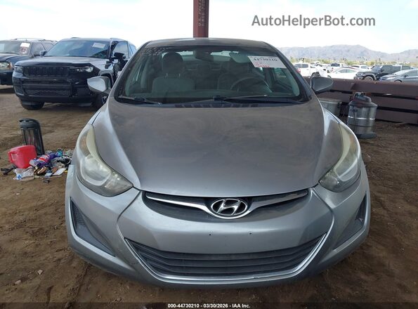 5NPDH4AE1GH702269 2016 HYUNDAI ELANTRA Silver Vista frontal