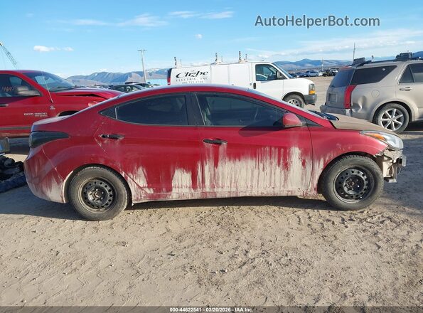 5NPDH4AE1GH730055 2016 HYUNDAI ELANTRA Maroon Панорамний вид салону 360°