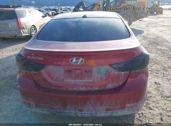 5NPDH4AE1GH730055 2016 HYUNDAI ELANTRA Maroon 