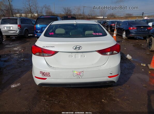 5NPDH4AE3GH735712 2016 HYUNDAI ELANTRA Белый 