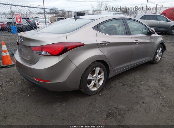 5NPDH4AE3GH770251 2016 HYUNDAI ELANTRA Beige Rear right
