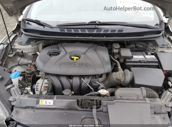 5NPDH4AE3GH770251 2016 HYUNDAI ELANTRA Beige Rear view