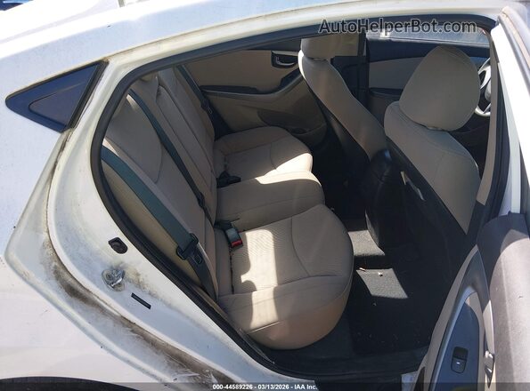 5NPDH4AE3GH786482 2016 HYUNDAI ELANTRA White Vista de la etiqueta del VIN