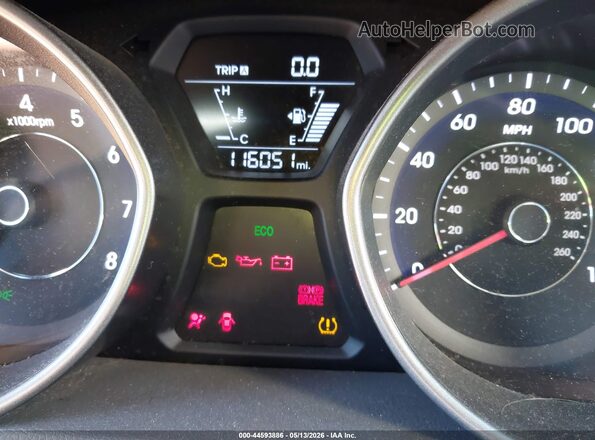 5NPDH4AE4GH705344 2016 HYUNDAI ELANTRA Silver Vista de los asientos traseros