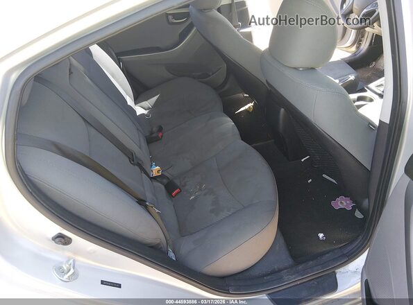 5NPDH4AE4GH705344 2016 HYUNDAI ELANTRA Silver Vista de la etiqueta del VIN