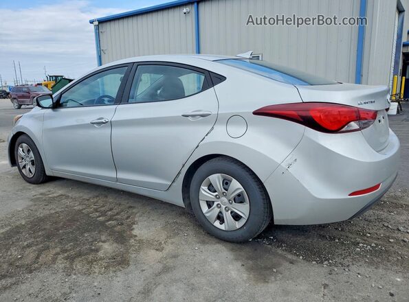 5NPDH4AE4GH716165 2016 HYUNDAI ELANTRA Silver Rear left