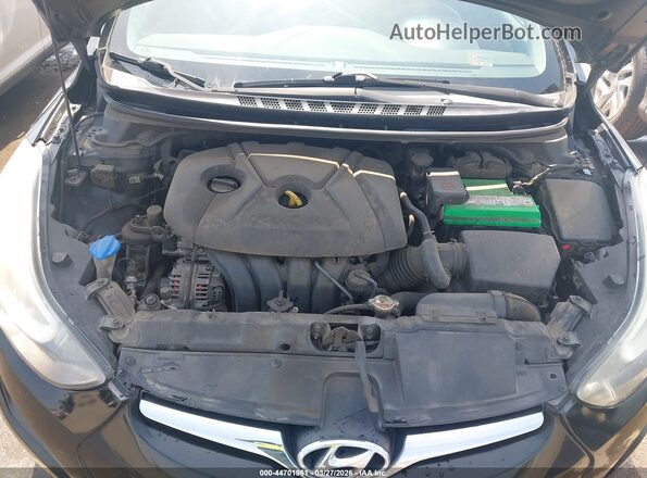 5NPDH4AE5GH788668 2016 HYUNDAI ELANTRA Black Вид ззаду