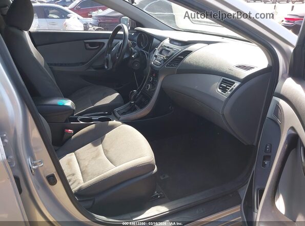 5NPDH4AE6GH695092 2016 HYUNDAI ELANTRA Gray 