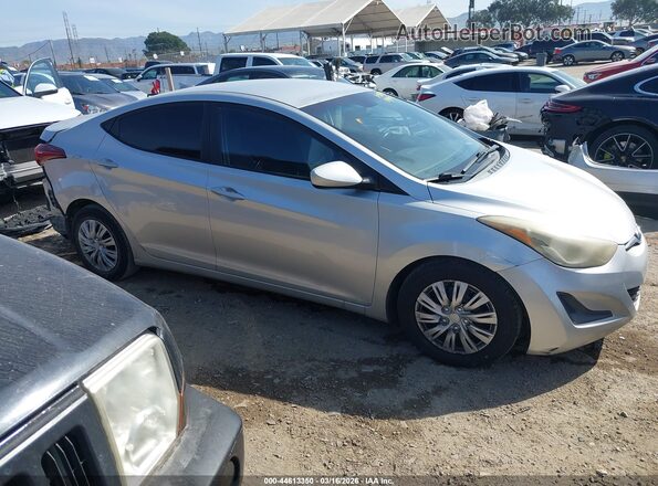 5NPDH4AE6GH695092 2016 HYUNDAI ELANTRA Gray 