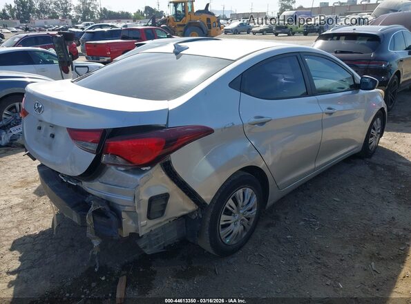 5NPDH4AE6GH695092 2016 HYUNDAI ELANTRA Gray 