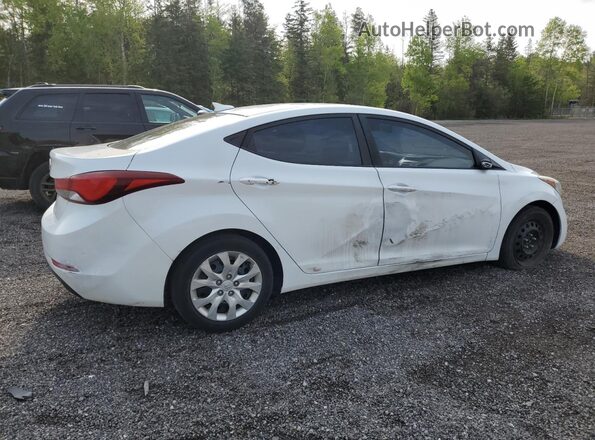 5NPDH4AE7GH779681 2016 HYUNDAI ELANTRA White Задня права чверть