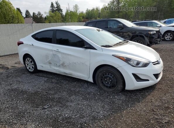 5NPDH4AE7GH779681 2016 HYUNDAI ELANTRA White Передня права чверть