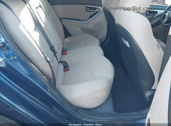 5NPDH4AE8GH657489 2016 HYUNDAI ELANTRA Blue Вид наклейки з VIN-кодом