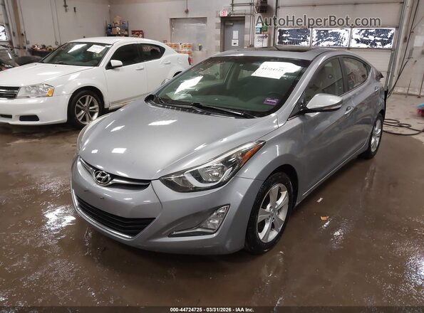 5NPDH4AE8GH689360 2016 HYUNDAI ELANTRA Silver Front left