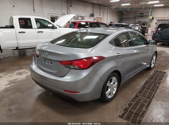 5NPDH4AE8GH689360 2016 HYUNDAI ELANTRA Silver Rear right