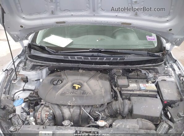 5NPDH4AE8GH689360 2016 HYUNDAI ELANTRA Silver Rear view