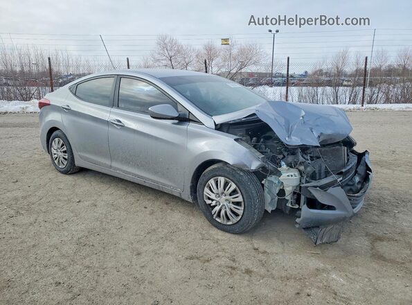 5NPDH4AE8GH714693 2016 HYUNDAI ELANTRA Silver Delantero derecho