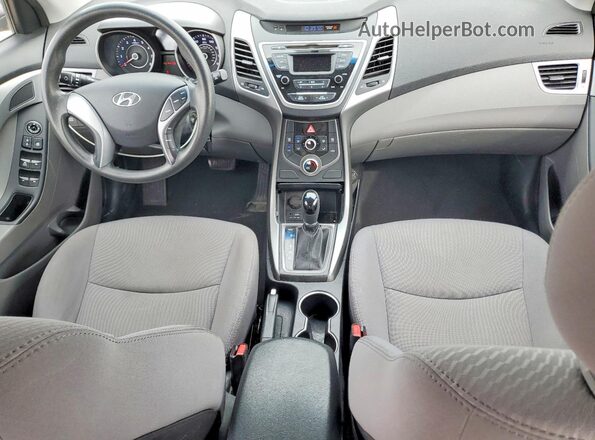 5NPDH4AEXGH682524 2016 HYUNDAI ELANTRA Black Vista del salpicadero