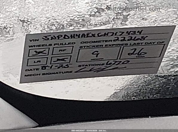5NPDH4AEXGH717434 2016 HYUNDAI ELANTRA Silver Widok wnętrza z tyłu