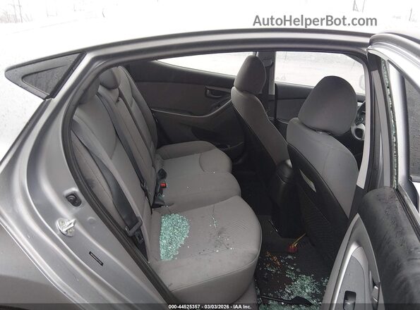 5NPDH4AEXGH717434 2016 HYUNDAI ELANTRA Silver Widok naklejki z numerem VIN