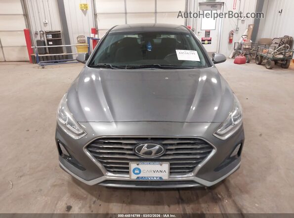 5NPE24AA0JH680016 2018 HYUNDAI SONATA Silver Widok zestawu wskaźników