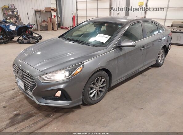 5NPE24AA0JH680016 2018 HYUNDAI SONATA Silver Przód lewy