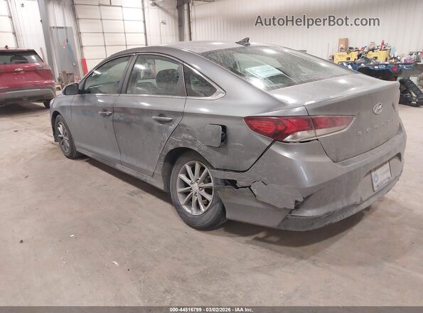 5NPE24AA0JH680016 2018 HYUNDAI SONATA Silver Tył lewy