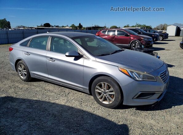 5NPE24AF0GH377886 2016 HYUNDAI SONATA Серебряный Передняя правая четверть